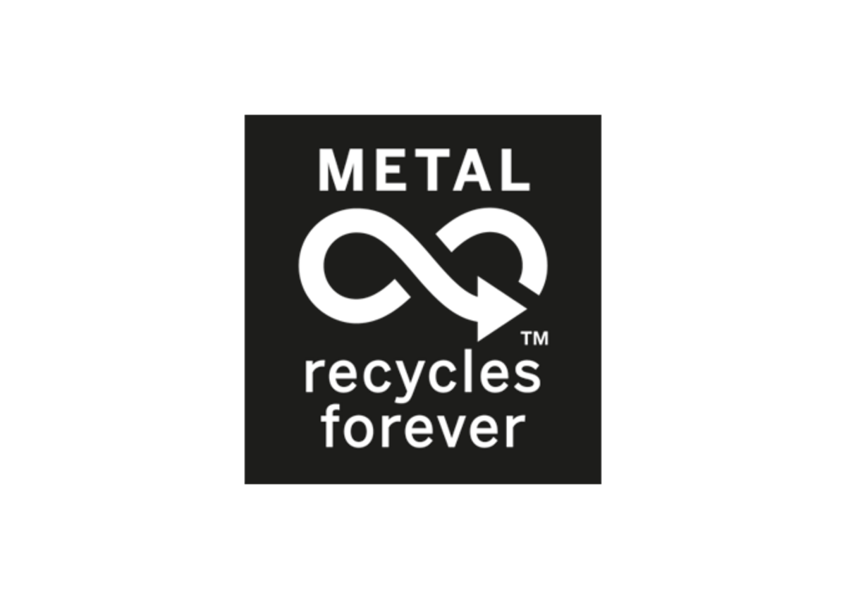Logo Metal recycles forever